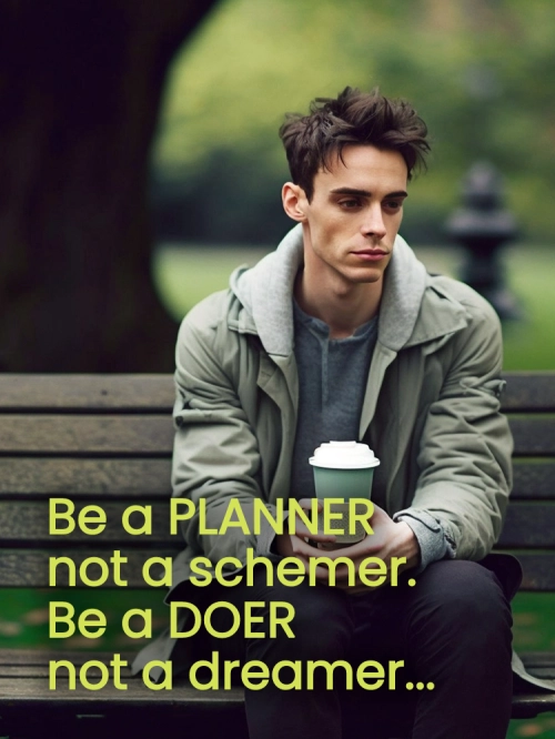 front of Recovery Wishes "Be a doer" card