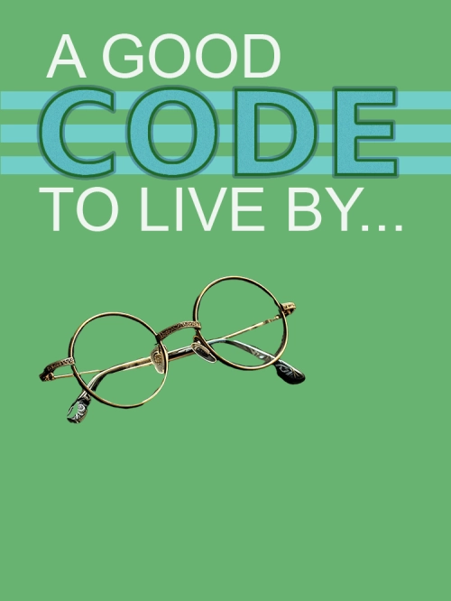 front of Recovery Wishes "Code to live by" card