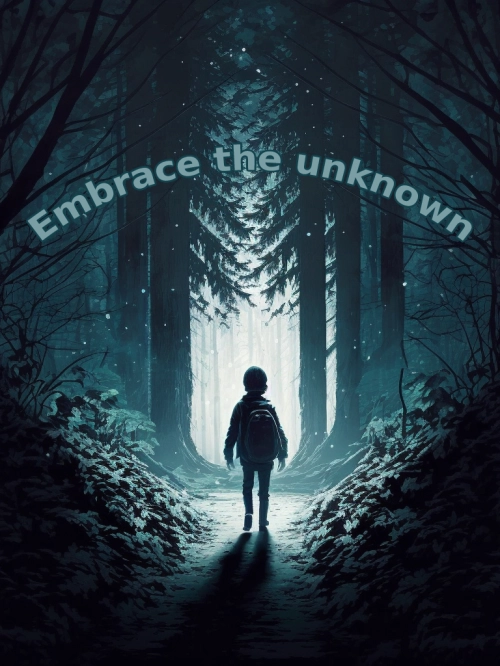 front of Recovery Wishes "Embrace the unknown" card