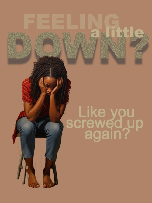 front of Recovery Wishes "Screwed up again" card
