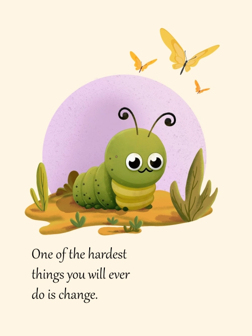 front of Recovery Wishes "The hardest thing" card